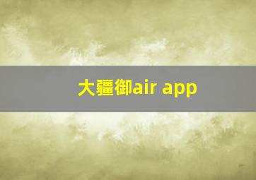 大疆御air app